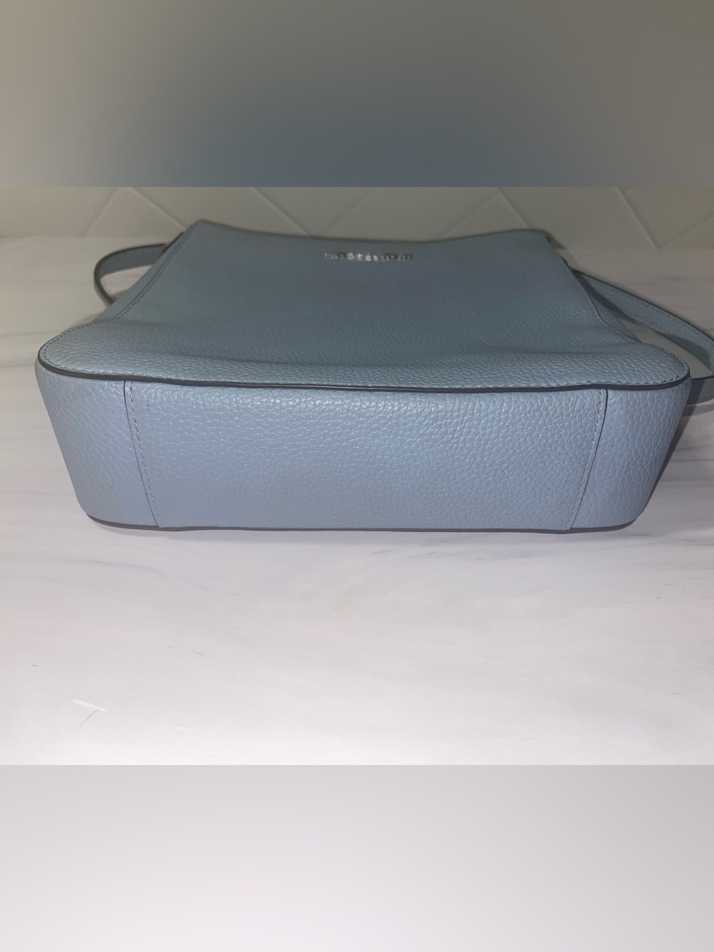 Michael Kors pebbled leather baby blue crossbody - gently used - Picture 11 of 12